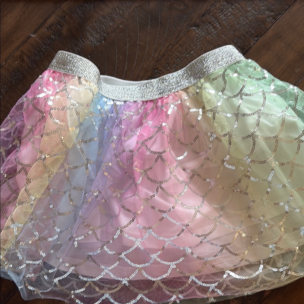 Wink Pink and Purple Mermaid Skirt